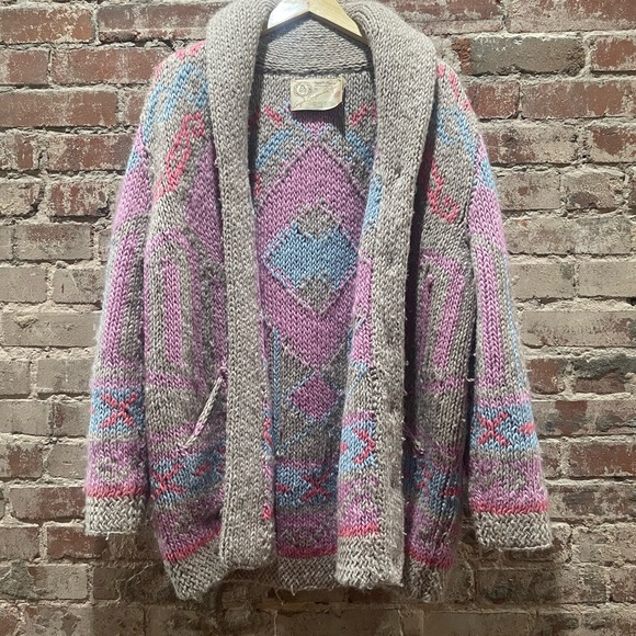 Angela Campos de Morris HandKnit Mexican Sweater - Picture 3 of 10